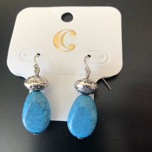 ☀️ NWT! Charming Charlie turq ear. With free gift